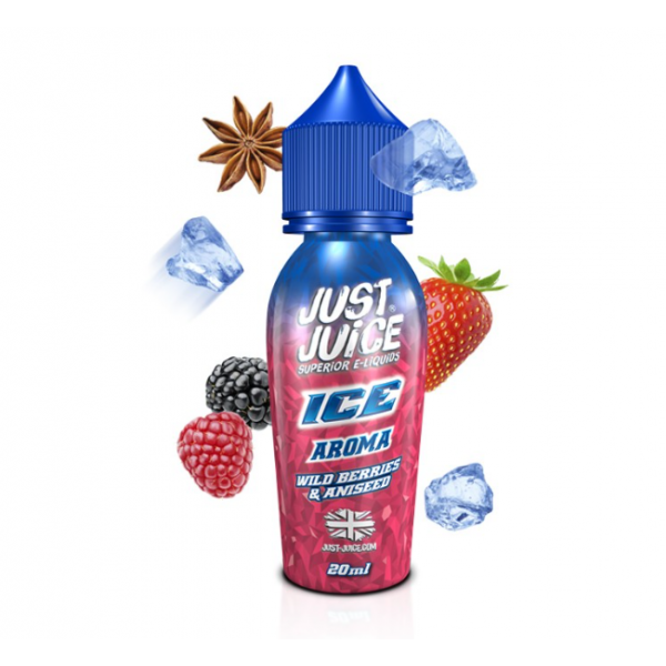 Just Juice Ice Wild Berries & Anissed Flavour Shot 60ml Just Juice Ice Wild Berries & Anissed Flavour Shot 60ml